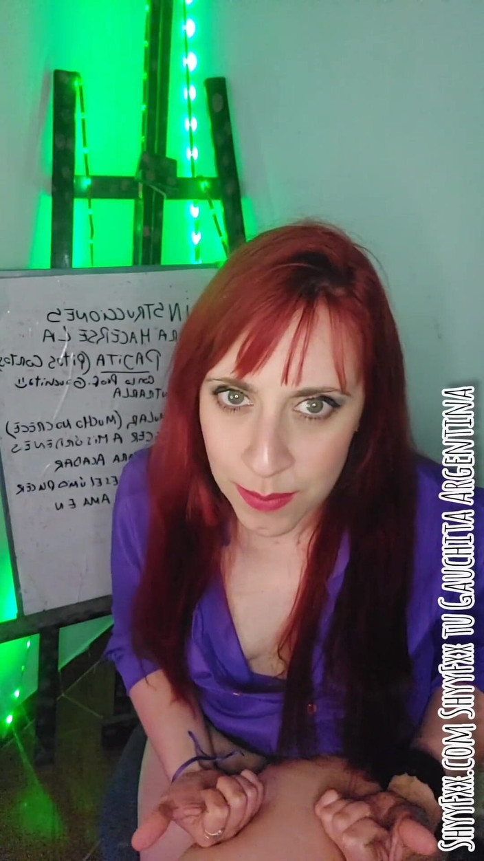 Tu Gauchita Argentina: Profesor Gauchita: Tutorial JOI for Korte Dicks Fuld