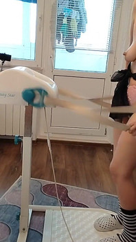 Amateur Wife Massages Herself with Vibrator. Latina Hairy Pussy, Big Tits, Big Ass.