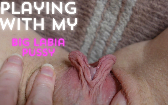HotRedWildcat: Playing with My Big Labia Pussy From My POV