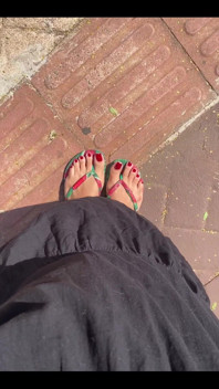 New Red Pedicure