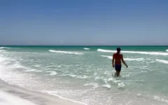 Refreshing Beach Skinny Dip