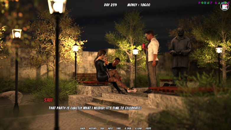 Porny Games: INVESTIGASI LISA TOTAL! Oleh Dragofinder Studio - Seks Kelompok Di Taman 39