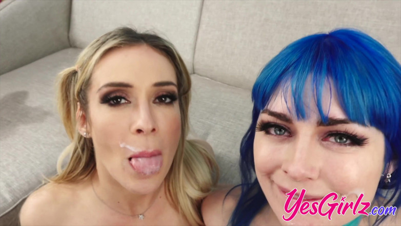 YesGirlz: Jewelz Blu e Aiden ashley sanno come ottenere un cazzo...