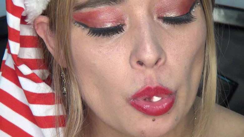 Angel eyes studio: 손 없이 크리스마스 지팡이를 삼키기