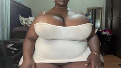 Legendary Booty Overdose: 젖탱이를 튀기고 뚱뚱한 엉덩이를 흔드는 흑인 SSBBW