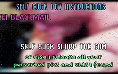 APENAS ÁUDIO - Self Suck e slurp your cum ou eu libero seus oics pervertidos online