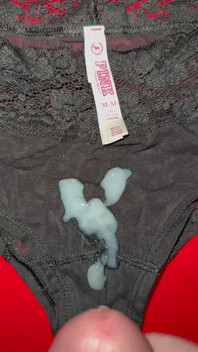 Cum on Wife’s Panties 25