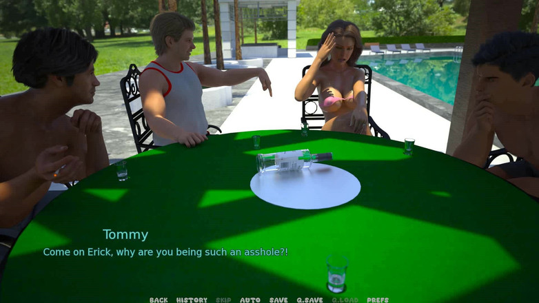 Dirty GamesXxX: Ma femme italienne sexy : un cocu regarde son ami étirer le...