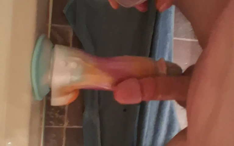 Rubbing Cocks with Huge Vibrating Dildo (Oceanside switch) Rubbing Cocks with Huge Vibrating Dildo (Oceanside switch)