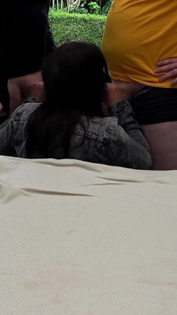Ao Gangbang con 10 aficionados en la grada