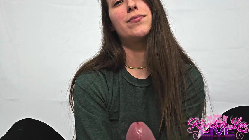 Cuck Gets a Handjob Present From Kimber Lee (Kimber Lee)