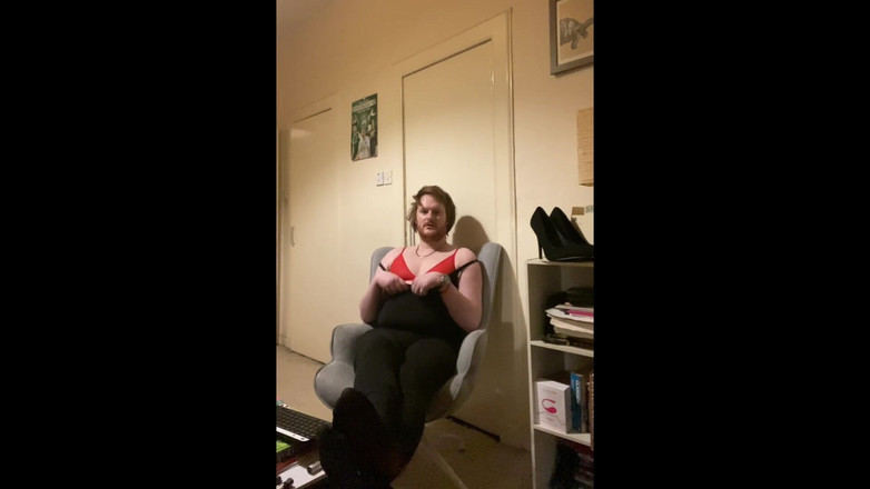 Ava Maxwell: Ava Maxwell, pantalon de sueur, coaching masturbatoire