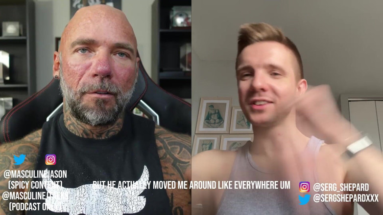 Raw and Uncensored with Masculine Jason: Porn Star Confessions - Serg Shepard (ตอนที่ 154)