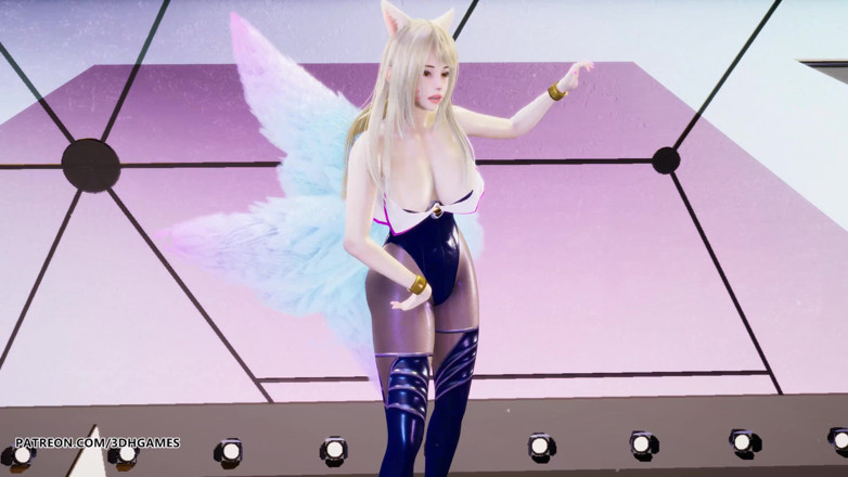 3D-Hentai Games: [MMD] Chung Ha - Play kda Ahri sexy striptease-liga der legenden,...