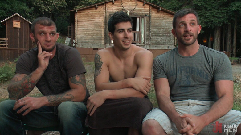 Kink Men Classics: 小屋系列4 - 在树林里被绑住并被干