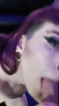 สาวรอยสัก Elea Samsa ดูดควยแบบโปร