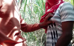 Shemale and the Truck Driver Went to the Sugarcane Field and Sucked the Dick Like Sugarcane.