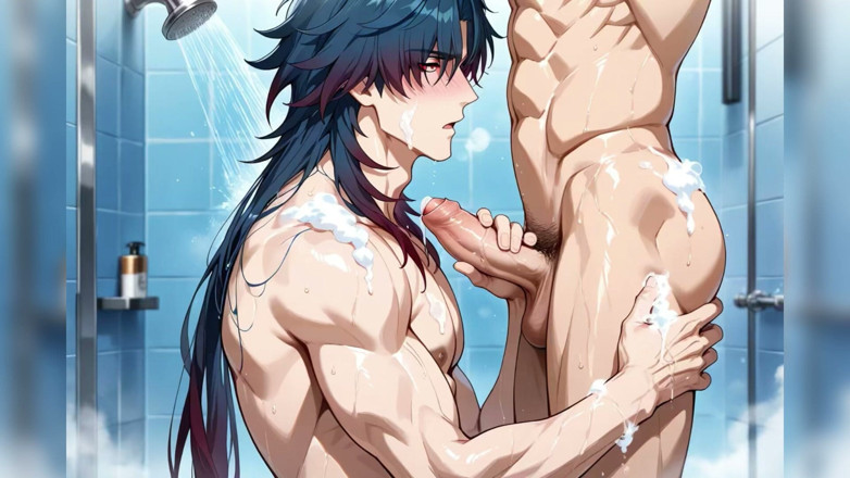 Boycum: Long Hair Boy Ass Fuck Cum Anal