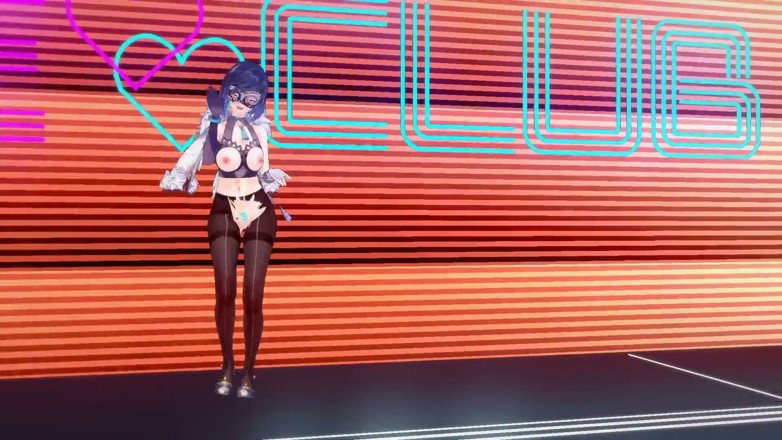 NSFWOtaku: Genshin Impact - Yelan Veřejný noční klub šukání - 3D Hentai Animace