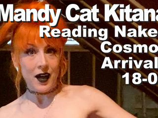 Cosmos naked readers: Mandy Cat Kitana reading naked The Cosmos Arrivals