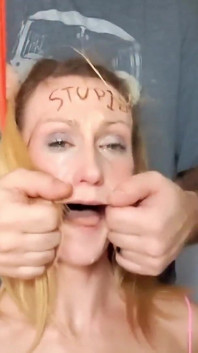 Vanessa Hastings Slapped Around and Crying