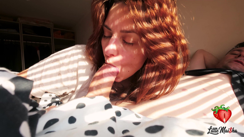 LittleMaisha: Morning with Abundant Ejaculation, Instead of Swallowing It She Spit...