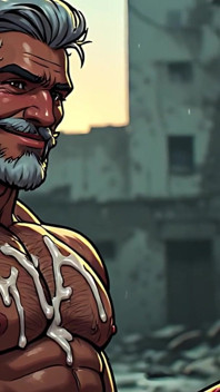 Handsome Hairy Men Erotic Art