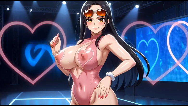 Stories&Anime: Hentai Nico Robin Runway Děvka - průhledné oblečení, Mokré kozy a...