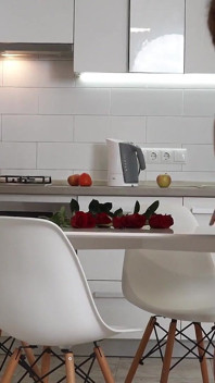 Horny 53 Year Old Mature MILF Iris Masturbates in the Kitchen