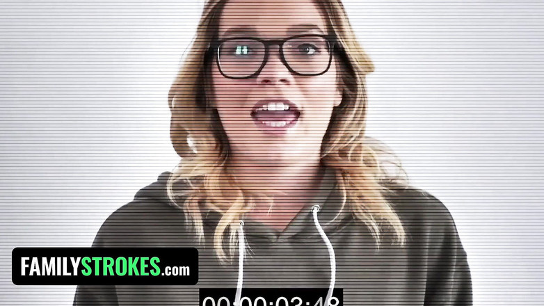 Family Strokes: Zlodějská nevlastní dcera Katie Kush dostane její dospívající kundičku disciplinované...