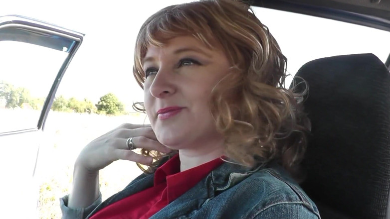 XXX-Platinum: Doggy-style Fucked MILF in Back Seat Car Next to Road