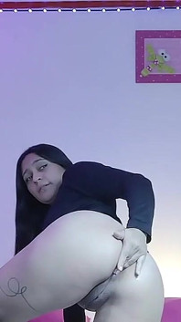 Dedo Da Buceta Em Sexo De Quatro Nua Duro