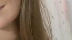 Pretty Blonde Floozie Angelina Get Nailed in Ass and Cunt and Her Mouth Was Filled with Massive Load