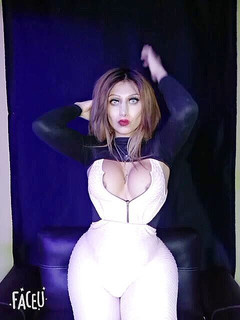 Barbietransxxxx: Waria berzina sama anggota klan di pesta dengan lingerie hitam