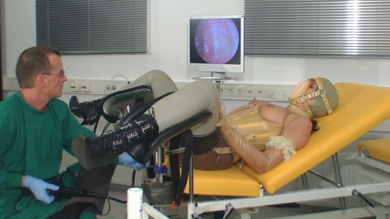 Rubber & Clinic Studio - 1ATOYS: Anal exam in full rubber