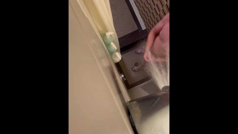 Chase Dixon Butz: Showing off in the Shower Room