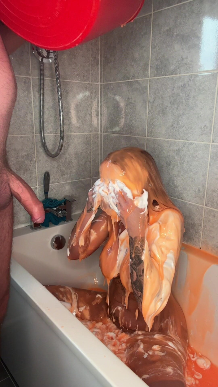 Mr Money Shot & Zoe Grey: BJ with Sloppy Facial and Gunging