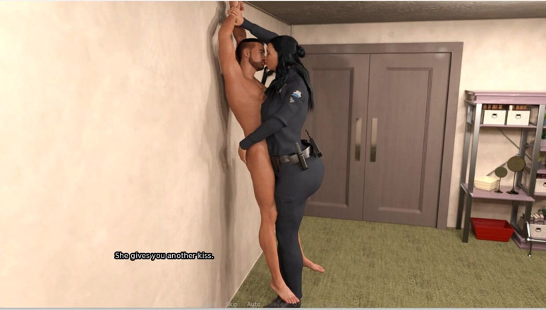 XXX Games Bunk: บ้านของยาย - รูปแบบการเล่น - สวมบทบาท - ตํารวจครอบงําวัยรุ่น mc และนายหญิงนั่งบนหน้า