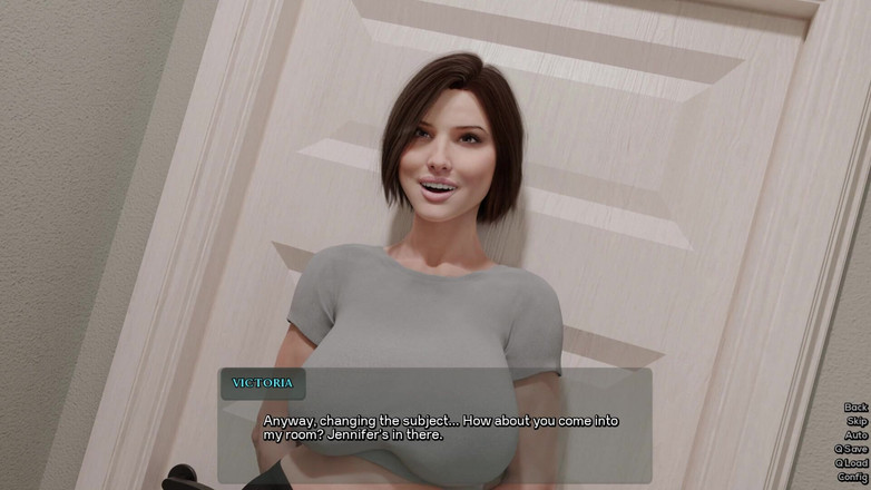 3D Cartoon Porn: Godson 4 - Max ziet Lorraine in beha en panty in de...