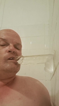 The Slut Is Clearly Addicted to Dildo Sucking
