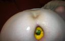 Giantasshole: Riesiger peper in meinem arschloch zu einer giant gape faust...