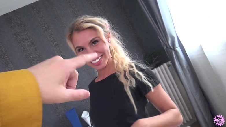 Heavy on Hotties: Dünne blonde ballerina von liebenswertem fattie zerstört