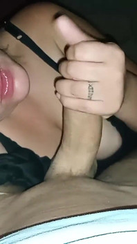My Wife Wants Milk Before Going to Sleep so She Sucks My Cock
