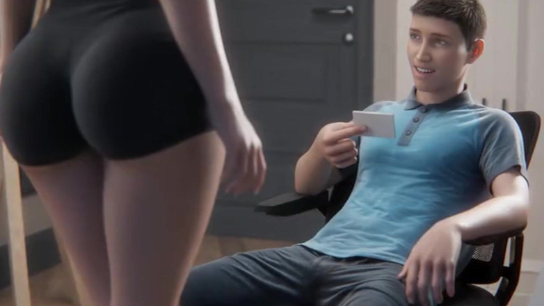 Hot sex game: Трахаю мачуху у ванній кімнаті