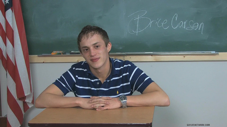 Teach Twinks: Thick-lipped Cutie Brice Carson Chats