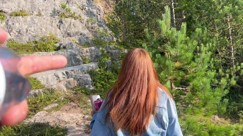 Yourfavecumslut: Home Wrecker Takes a Walk in the Woods and Gets...