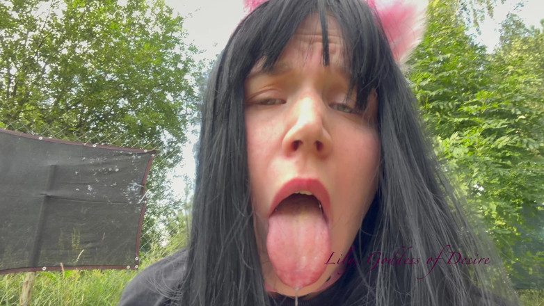 Lily, Goddess of Desire: Goth reitet deinen Schwanz mit Ahegao-Mund