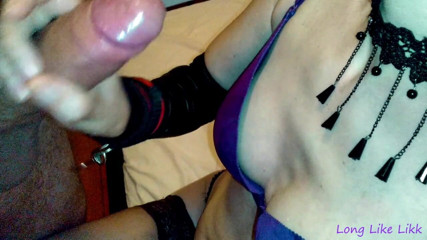 LongLikeLikk: Cumshot on neck