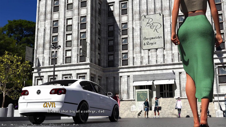 AVNTeller: 成为鸡巴 #1 - 与性感的 18 岁同事的约会之夜没有发生性关系