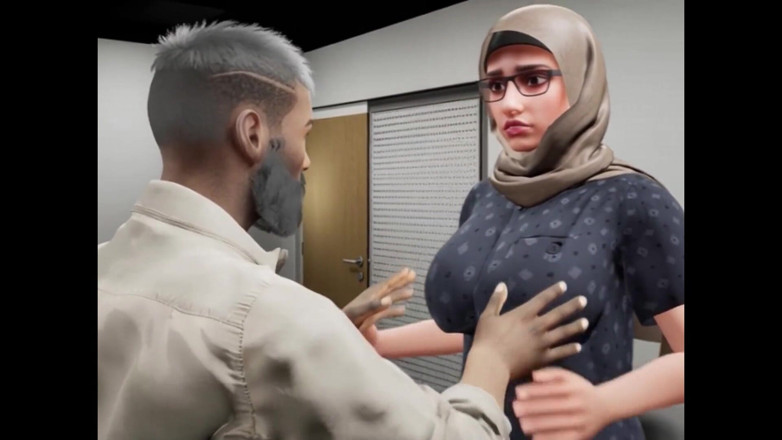 Denis animation: Temu bual dengan gadis muslim berhijab